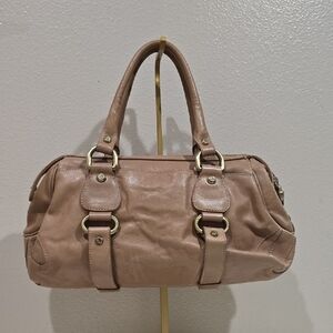 🌾Francesco Biasia Tan Leather Satchel